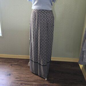 Black and White Maxi Skirt